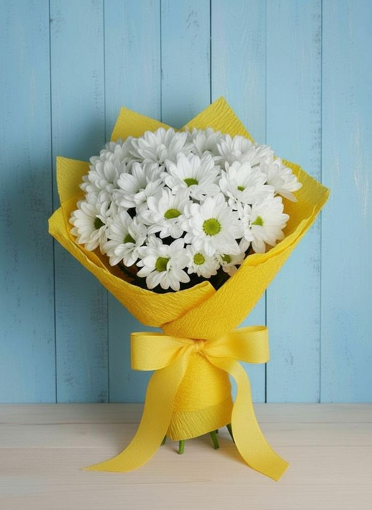 Букет цветов из: Хризантемы в Удомле