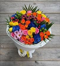 Букет цветов из:  Розы и Хризантемы в Удомле